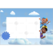 Blippi and Meekah Happy Birthday frame