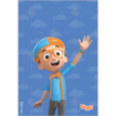 Blippi blue cake topper - portrait