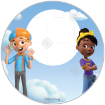 Blippi and Meekah frame - round