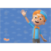 Blippi Happy Birthday topper - landscape
