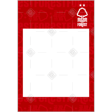 Forest_DarkRed-Frame frame - portrait