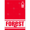 Forest Happy Birthday stripe design topper - portrait