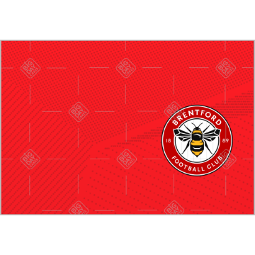 Brentford crest design topper - landscape