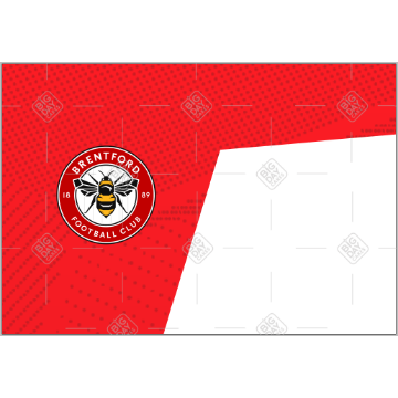 Brentford crest frame - landscape