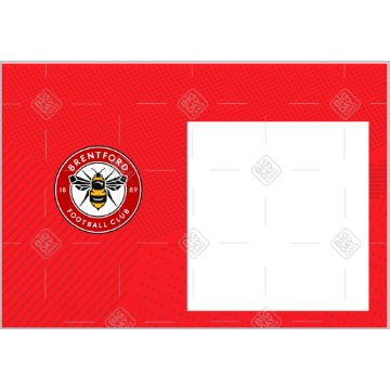 Brentford Happy Birthday frame - landscape