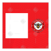 Brentford Happy Birthday frame - square