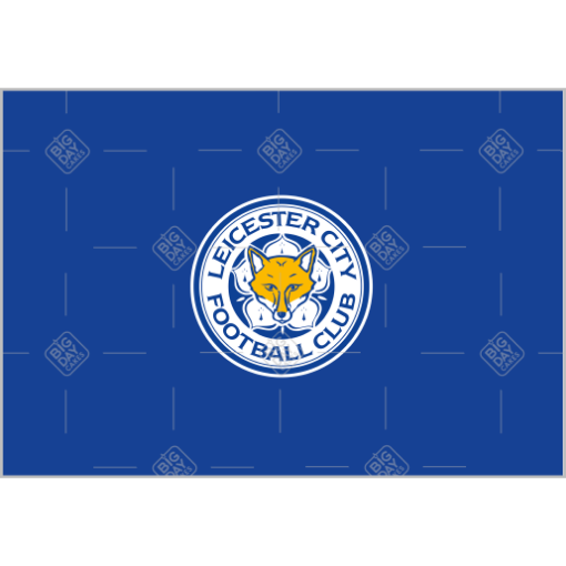 Leicester City FC crest topper - landscape