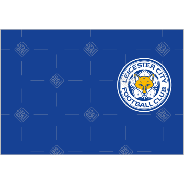 Leicester City FC HB cake topper - landscape