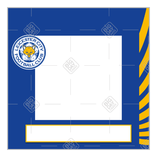 Leicester City FC HB photo frame - square