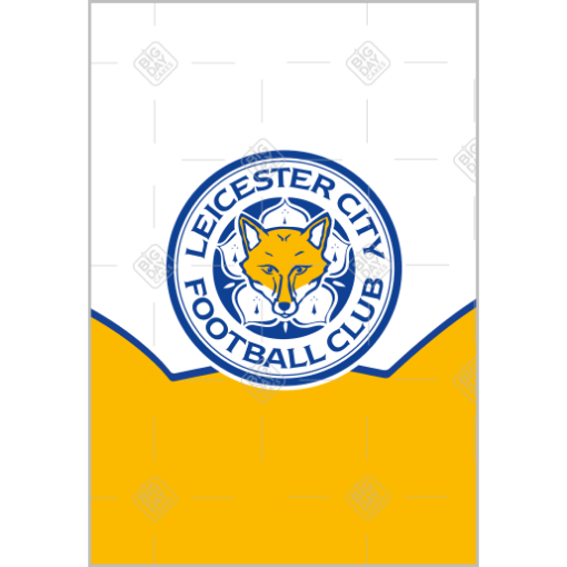 LeicesterCityFC Fox topper - portrait
