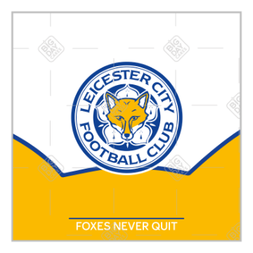 Leicester City FC - HB - fox topper - square