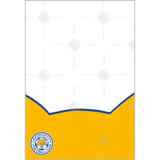 LeicesterCity-Fox-photo frame - portrait
