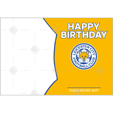 Leicester City FC Fox HB photo frame - landscape