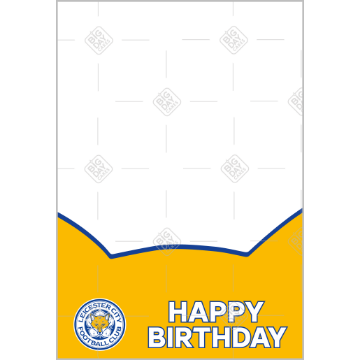 Leicester City FC Fox HB photo frame - portrait