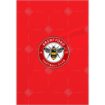 Brentford crest design topper - portrait