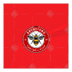 Brentford crest design topper - square