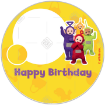Teletubbies-HB-photo frame - round