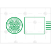 Celtic-white-photo frame - landscape