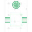 Celtic-white-photo frame - portrait