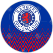 Rangers-HB-zigzag-design frame - round
