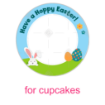 Easter-Bunny frame - cupcakes