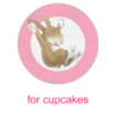 Percy-Hedgehog-Party frame - cupcakes