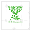 Communion Chalice green topper - square