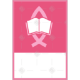 Confirmation pink topper - portrait